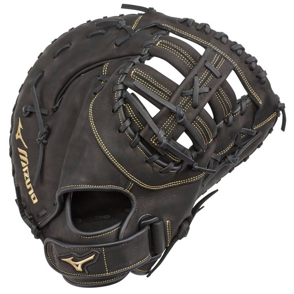 Damske Catchers Mitt Mizuno MVP Prime Fastpitch First Base 13" Softball Čierne Vypredaj NRSY20639